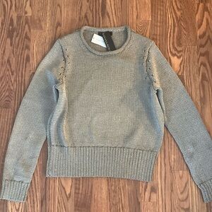 Banana Republic metallic sweater